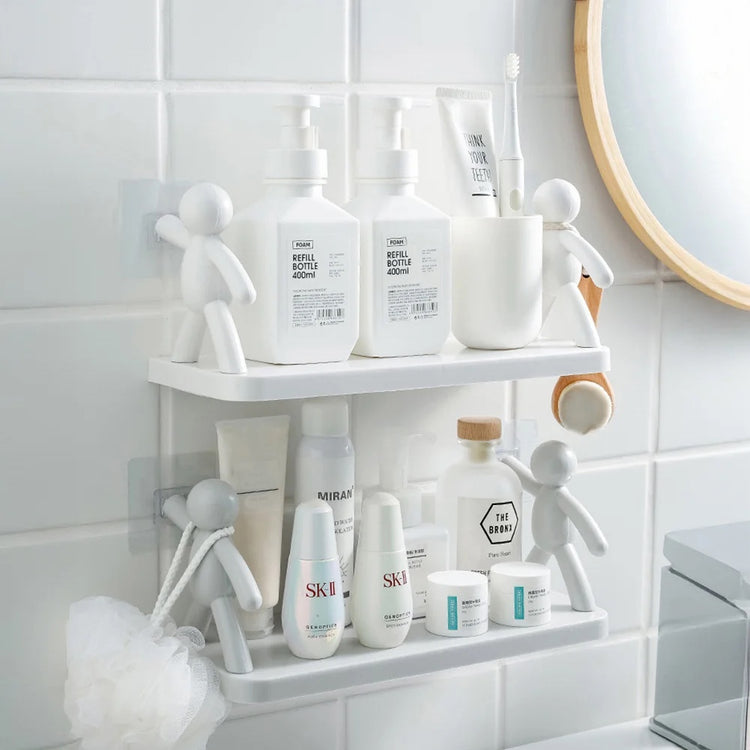 Étagère murale adhésive au design mignon – Installation rapide, sans outil. Livraison prioritaire offerte !