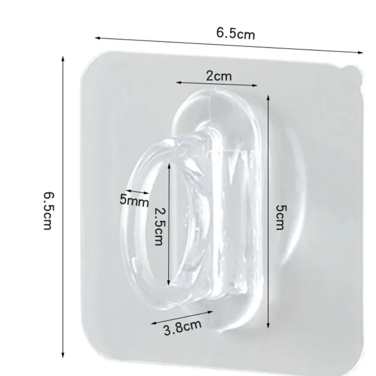 Crochets auto-adhésifs en forme d'anneaux, sans trace et sans perçage, résistent à l'eau et l'humidité, adhésif puissant, utilisations variées, pour la salle de bain, cuisine, chambre, etc. La livraison est offerte !