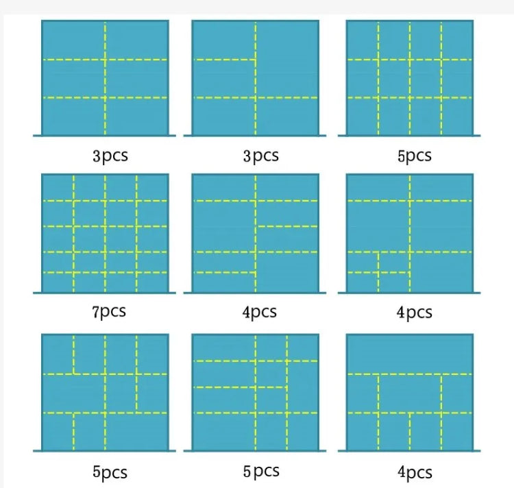 Diviseurs modulables pour tiroirs, flexibles et ajustables, faciles à installer, parfaits pour organiser vêtements, accessoires et fournitures dans la cuisine, la salle de bain, et le bureau. La livraison prioritaire est offerte !