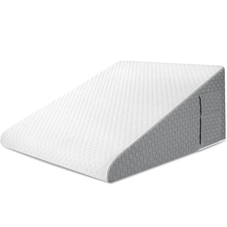 Coussin-triangle 4-en-1 Premium : Soulage efficacement les tensions aux jambes, offre un soutien ergonomique et un confort ultime. La livraison prioritaire est offerte !