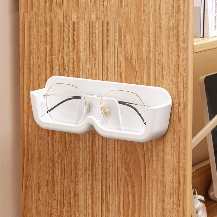 Support mural de rangement pour lunettes, organisateur pratique, idéal près du lit, du coin lecture, de l’ordinateur, dans la salle de bain ou la voiture, installation facile avec autocollants sans trace. Livraison offerte !
