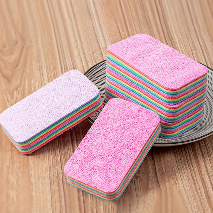 Bloc de chiffons nettoyants multicouches ultra-absorbants, 12 couches détachables, microfibres douces sans rayures ni traces, lavables et réutilisables, pour vaisselle, vitres, salle de bain et surfaces délicates
