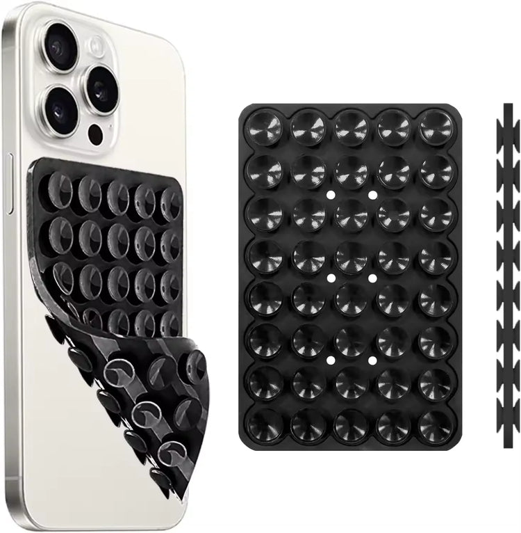 Ventouses ultra-adhérentes pour tous les smartphones, fixation double-face, maintien solide sur toutes les surfaces lisses, idéal pour la cuisine, la salle de bain, la voiture et les loisirs mains libres. Livraison prioritaire offerte !