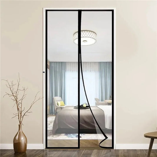 Moustiquaire magnétique à fermeture automatique. Première qualité, installation facile. Savourez un été paisible et sans intrusion d'insectes. La livraison prioritaire est offerte!