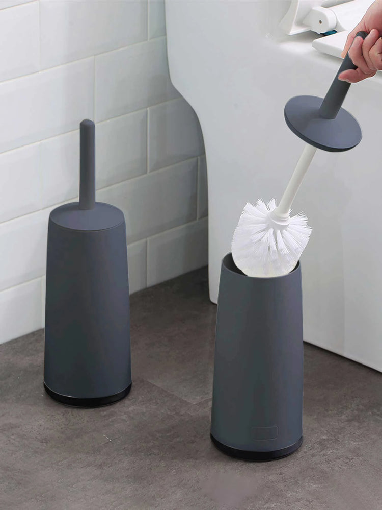 Magnifique brosse WC avec socle anti-goutte, tête amovible lavable à poils denses, poignée antidérapante confortable, base silicone antidérapante. La livraison prioritaire est offerte!