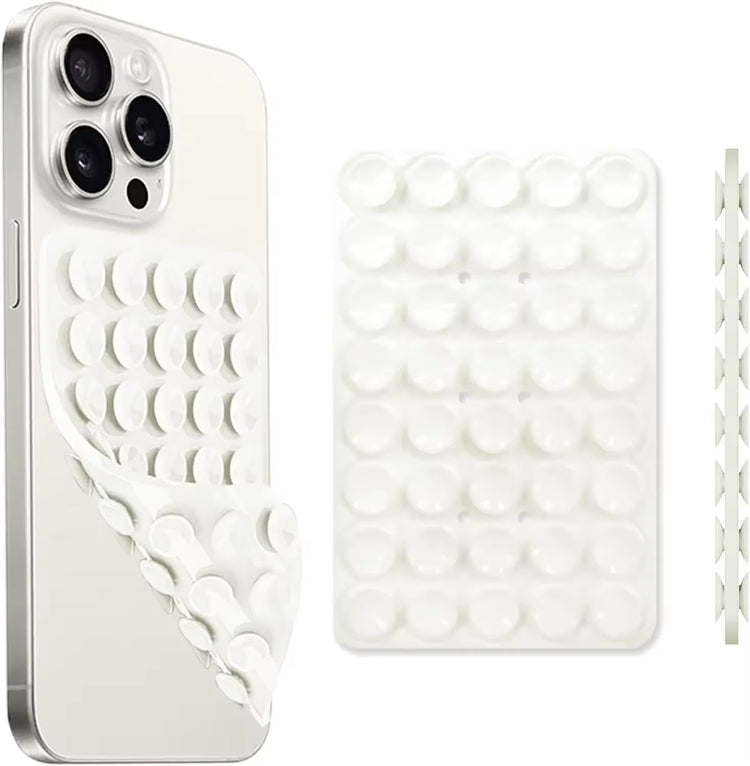 Ventouses ultra-adhérentes pour tous les smartphones, fixation double-face, maintien solide sur toutes les surfaces lisses, idéal pour la cuisine, la salle de bain, la voiture et les loisirs mains libres. Livraison prioritaire offerte !