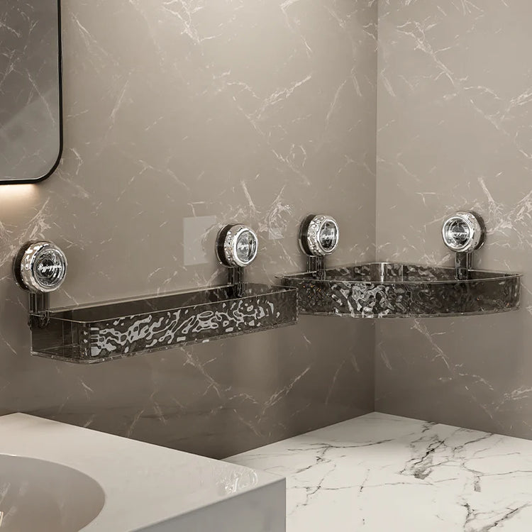 Superbe étagère de rangement pour salle de bain et douche avec puissantes ventouses, étagère de rangement décorative, installation sans perçage ni outils. La livraison prioritaire est offerte !