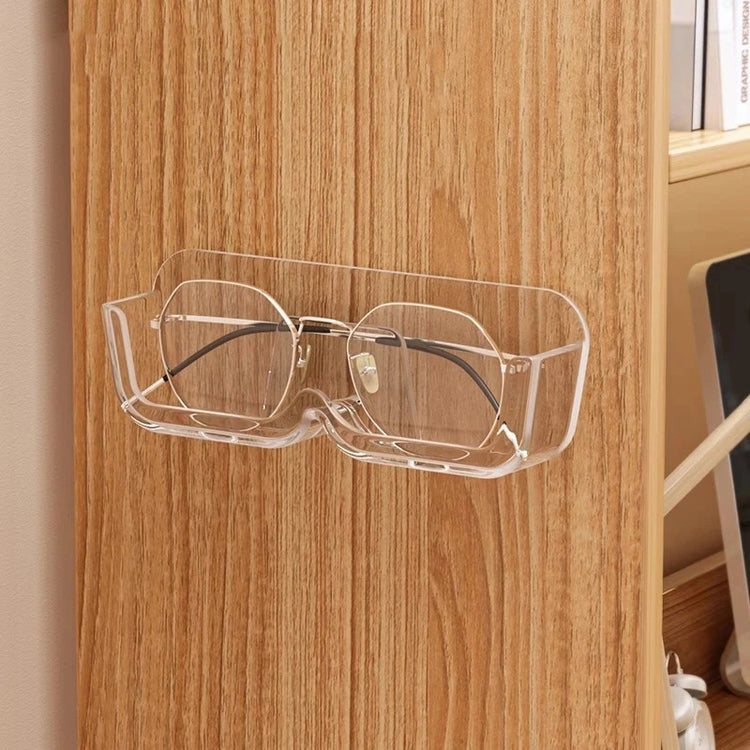 Support mural de rangement pour lunettes, organisateur pratique, idéal près du lit, du coin lecture, de l’ordinateur, dans la salle de bain ou la voiture, installation facile avec autocollants sans trace. Livraison offerte !