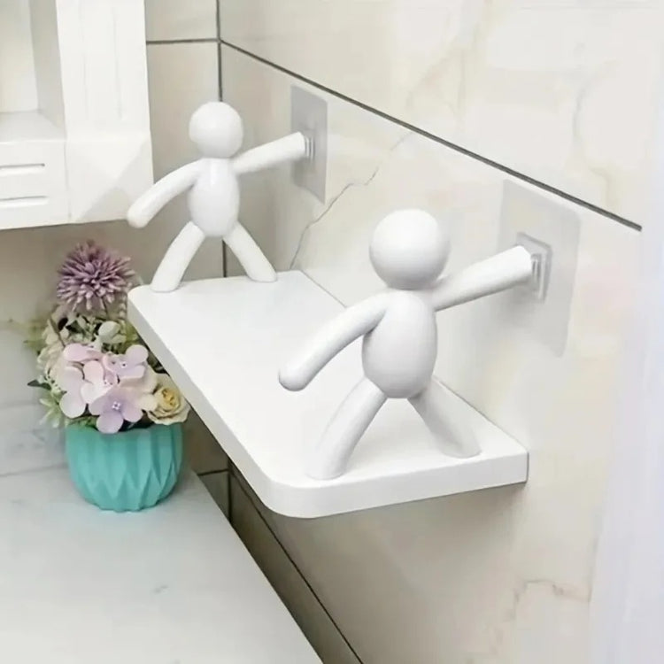 Étagère murale adhésive au design mignon – Installation rapide, sans outil. Livraison prioritaire offerte !