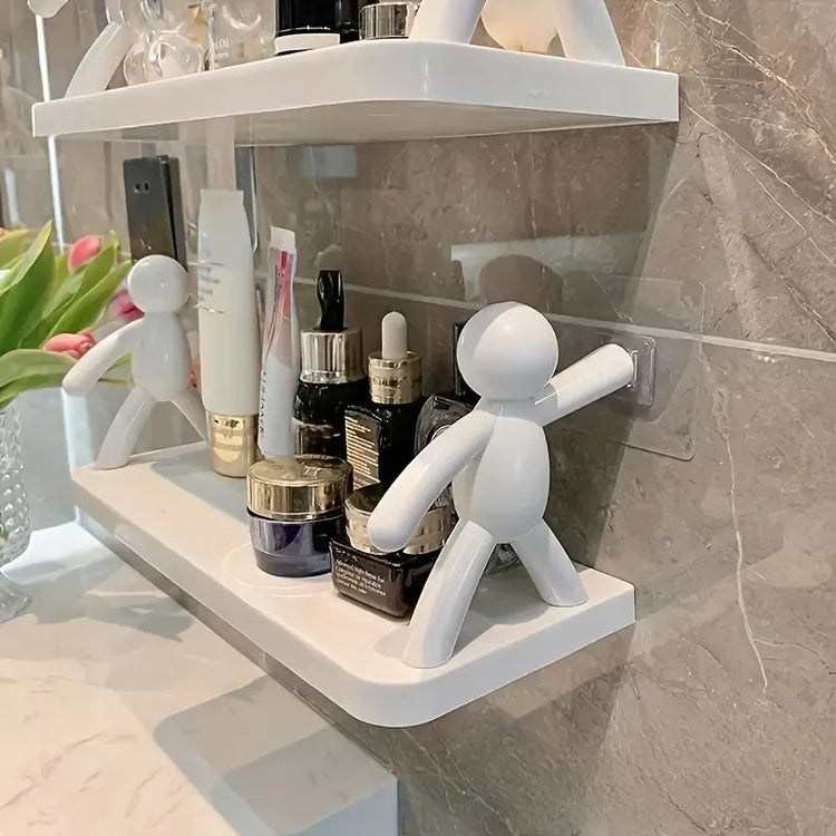 Étagère murale adhésive au design mignon – Installation rapide, sans outil. Livraison prioritaire offerte !