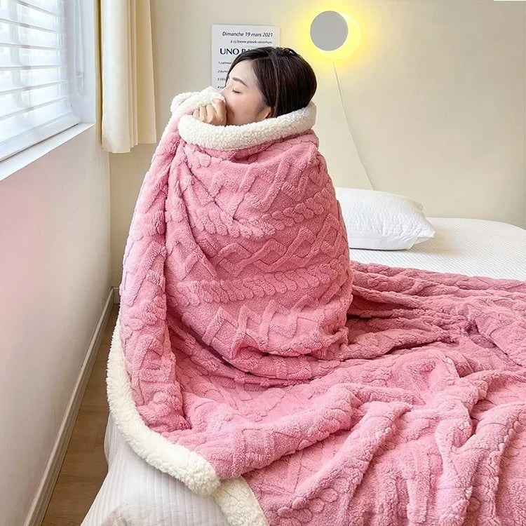 Magnifique couverture automne-hiver, double-face douillette et épaisse, couverture ultra confortable pour le canapé ou le lit. La livraison prioritaire est offerte !