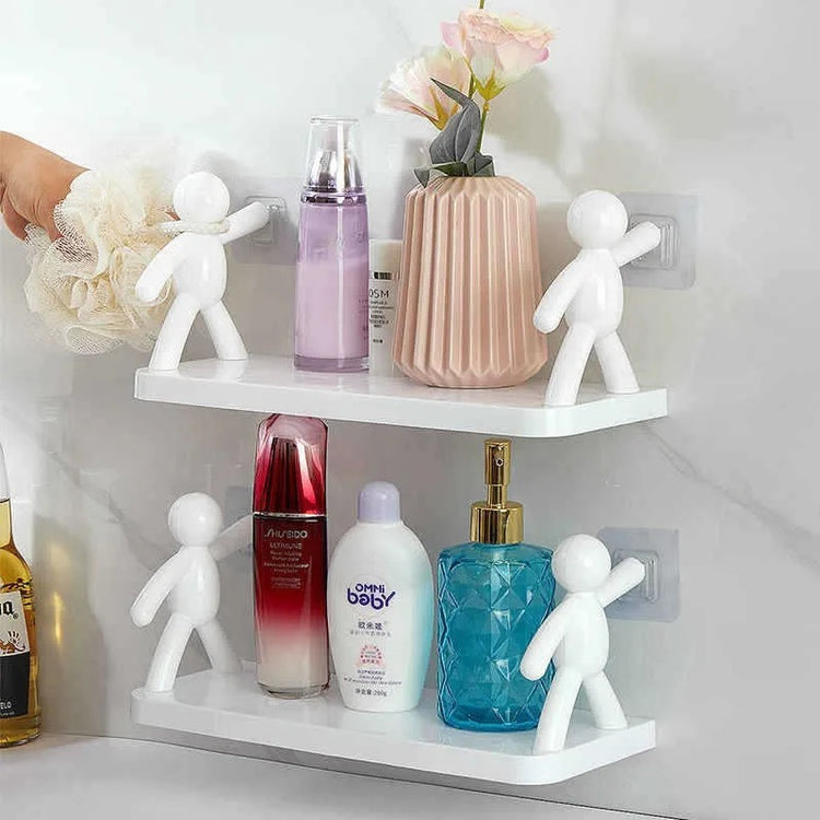 Étagère murale adhésive au design mignon – Installation rapide, sans outil. Livraison prioritaire offerte !