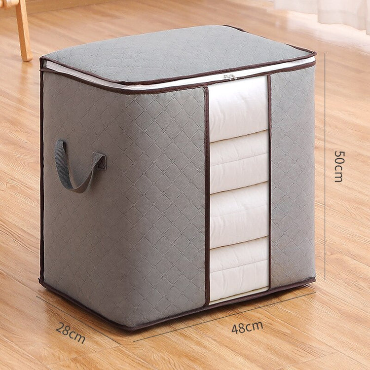 Magnifique sac de rangement grande capacité avec poignée renforcée, fenêtre transparente, tissu respirant et anti-poussière, fermeture éclair bidirectionnelle pour couettes, vêtements et couvertures. Livraison prioritaire offerte !