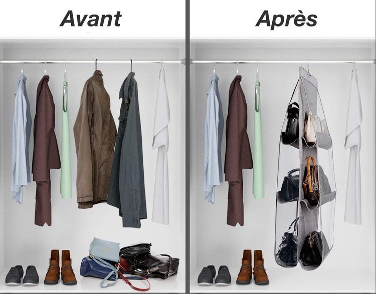 Paniers de rangement ingénieux pour sacs à main et divers accessoires