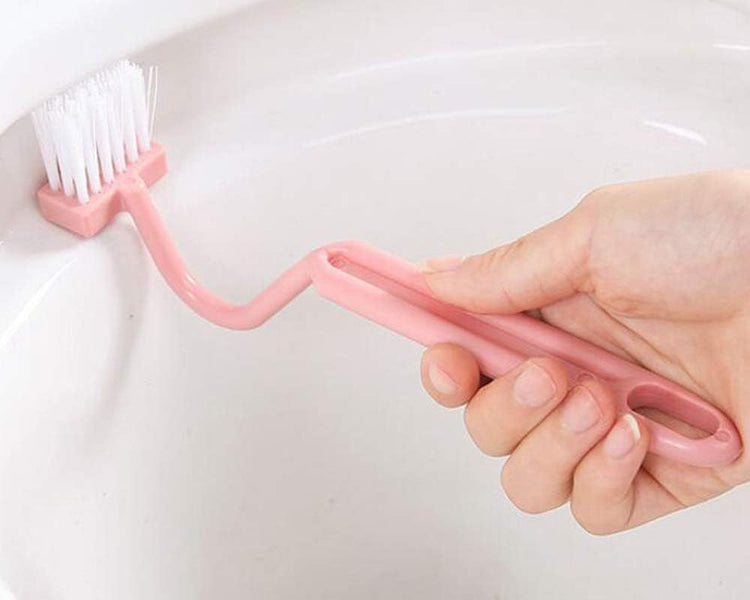 Ingénieuse brosse WC en silicone avec design courbé, sans coins morts, poignée ergonomique et antidérapante, idéale pour nettoyage profond et multi-usages, rangement facile grâce au crochet intégré. La livraison prioritaire est offerte !