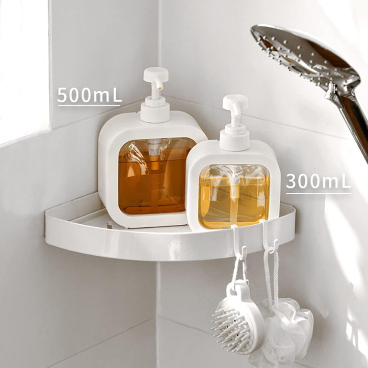 Superbes distributeurs de savon élégants et durables, au design tendance avec un corps transparent et blanc, dotés de pompes anti-fuite robustes, écologiques, réutilisables et polyvalents pour la salle de bain et la cuisine. La livraison est offerte !