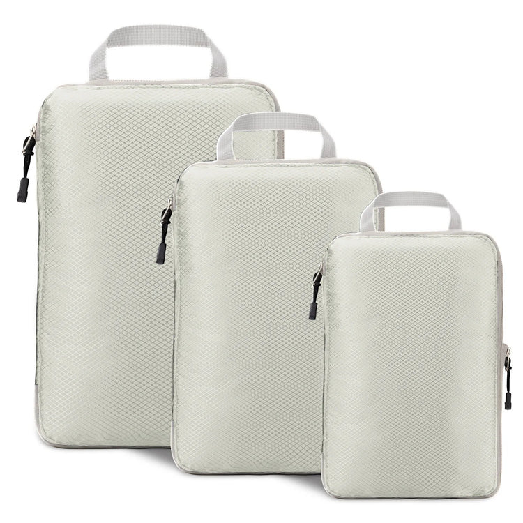 Lot de 3 magnifiques sacs d'emballage de compression, sacs de voyage, bagages à main, imperméables et indéchirables. Qualité Premium. La livraison est offerte !