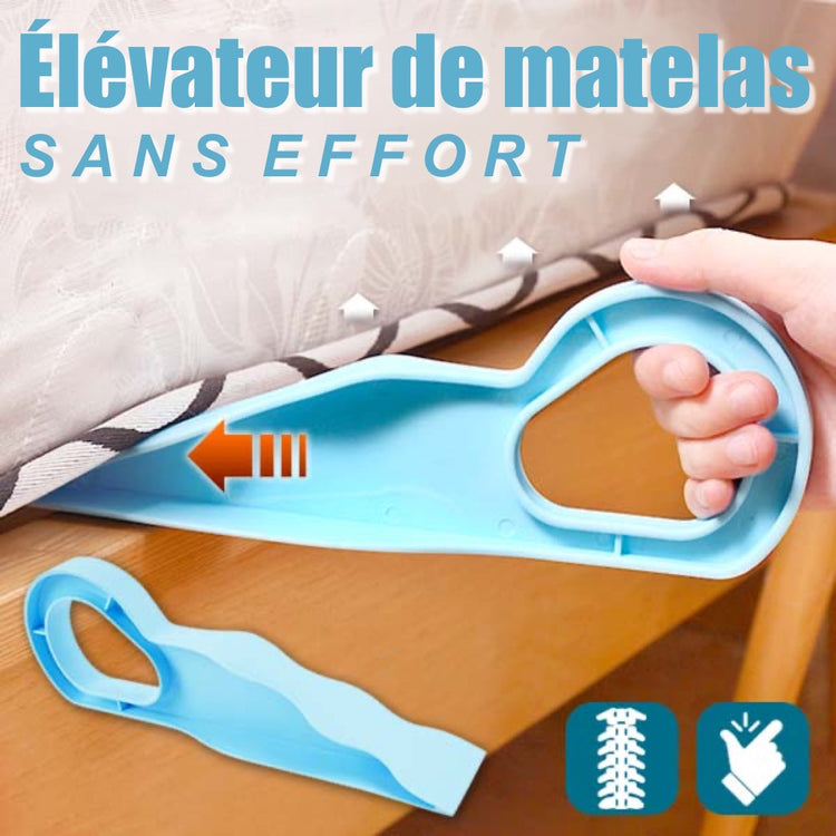 Ingénieux élévateur de matelas, changez vos draps sans effort! La livraison est offerte.