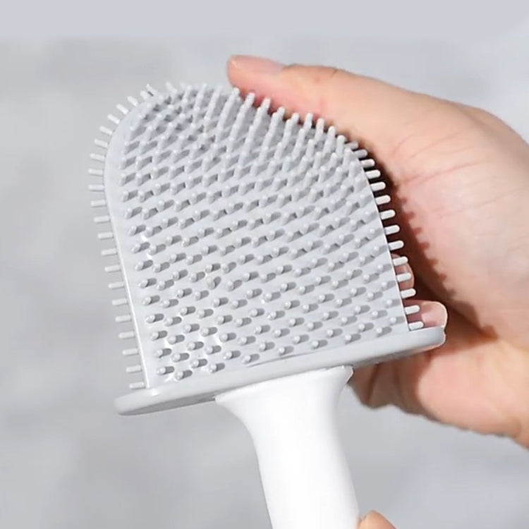 Brosse WC en silicone flexible, ingénieuse, pratique, hygiénique, design moderne, pour un nettoyage immaculé. La livraison est offerte!