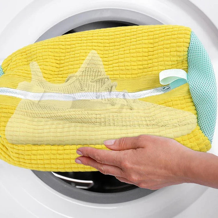 Ingénieuse housse de lavage rembourrée en fibres douces – Lave-chaussures pour baskets et sandales, grande housse pour machines à laver. La livraison prioritaire est offerte !