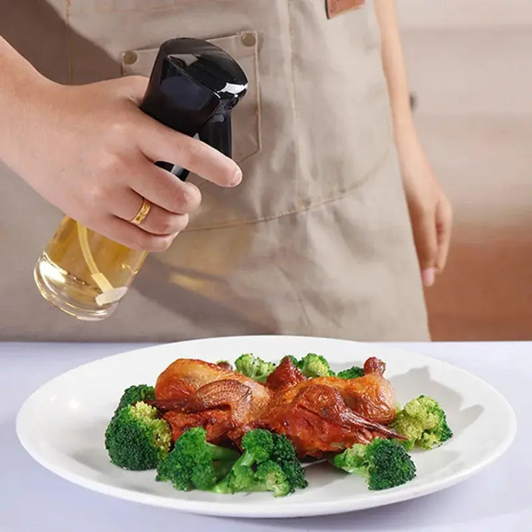 Spray d’huile de cuisine 300ml – vaporisateur multifonction à brume fine pour répartition homogène, contrôle précis de l’huile, grande capacité, design ergonomique et facile à nettoyer. La livraison prioritaire est offerte !