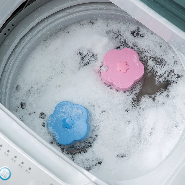 Filtres magiques réutilisables pour machine à laver top, attrapent les cheveux, les poils, les résidus et les peluches. La livraison est offerte !