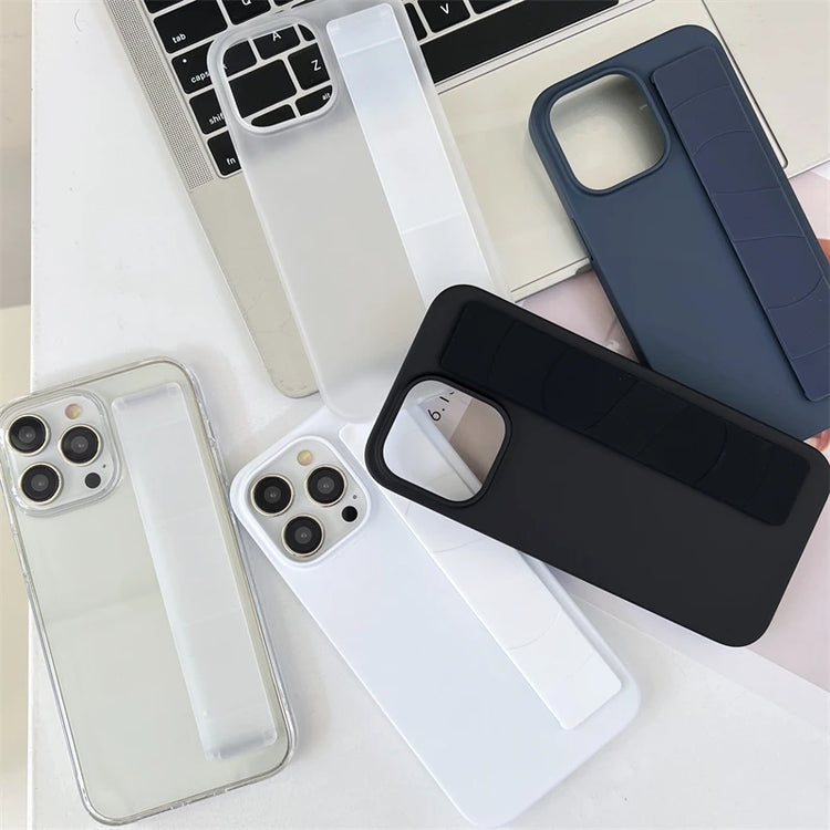 Coque de protection avec ganse intégrée pour iPhone – Antichoc, prise en main sécurisée, design élégant, compatible avec les iPhones 11 à 16. Livraison prioritaire offerte !