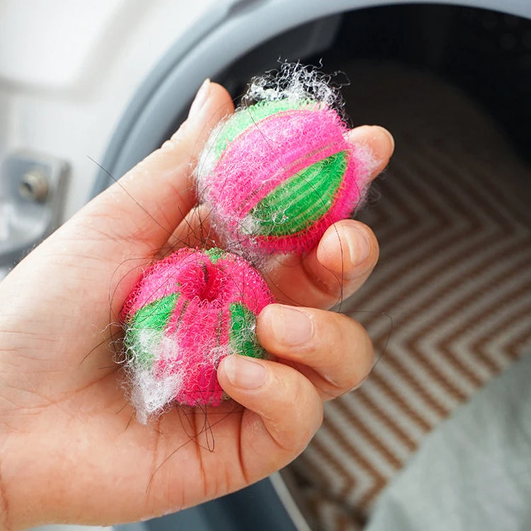 Boules attrape-poils pour machine à laver, écologiques, réutilisables et d'une efficacité remarquable, non toxiques. La livraison est offerte !