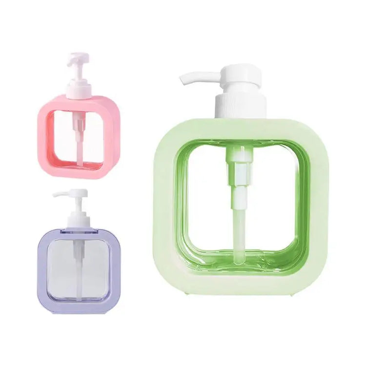 Bathroom Soap Dispensers Refillable Lotion Shampoo Shower Gel Holder Portable Travel Dispenser Empty Bath Pump Bottle