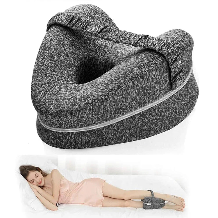 Indispensable oreiller de jambe, oreiller ergonomique Premium pour dormir sur le côté, oreiller de genou en mousse à mémoire de forme avec sangle pour dormir sur le côté, housse amovible et lavable. La livraison prioritaire est offerte !