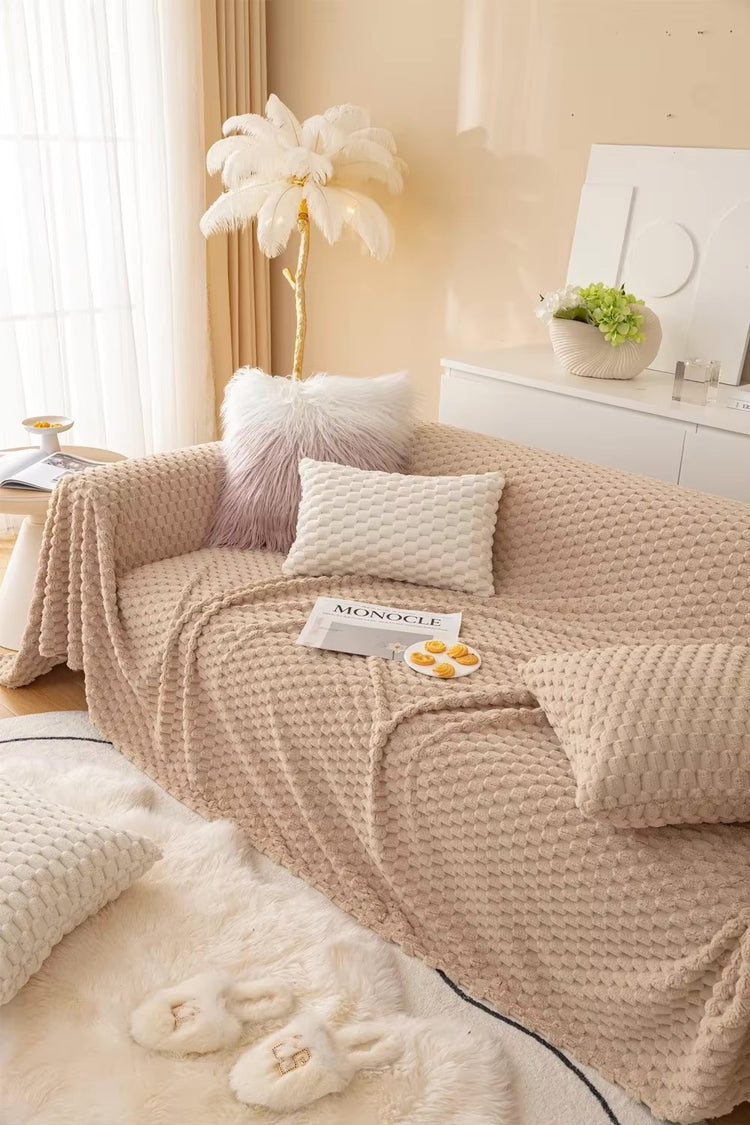 Magnifique jeté de canapé ou jeté de lit, style décontracté, collection automne-hiver, housse de canapé universelle, pour un confort ultra douillet et une ambiance chaleureuse. Qualité Premium. La livraison est offerte !