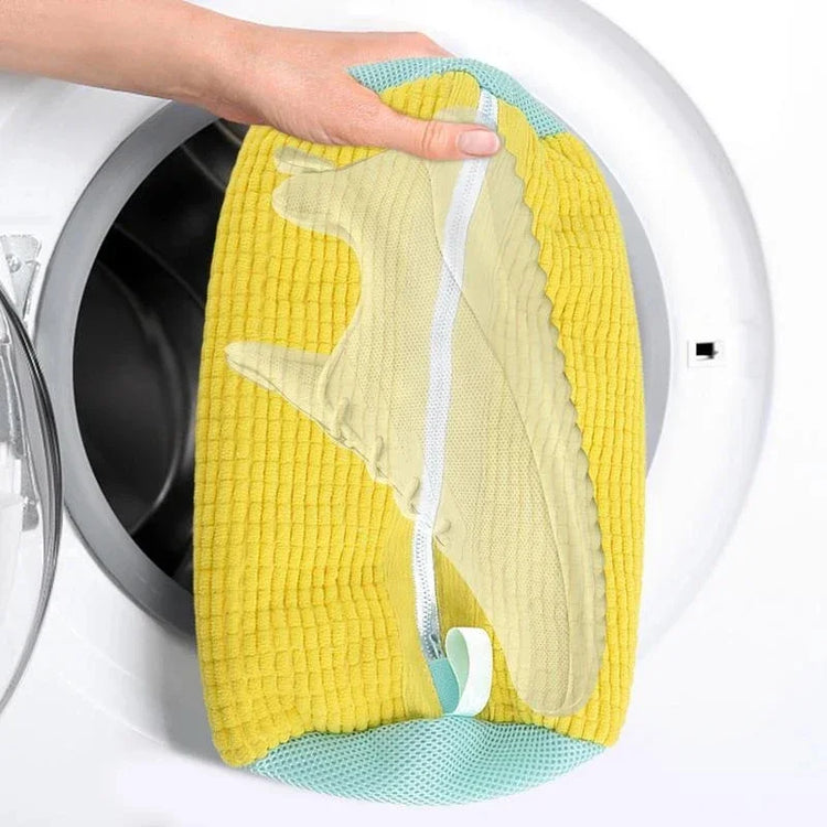 Ingénieuse housse de lavage rembourrée en fibres douces – Lave-chaussures pour baskets et sandales, grande housse pour machines à laver. La livraison prioritaire est offerte !