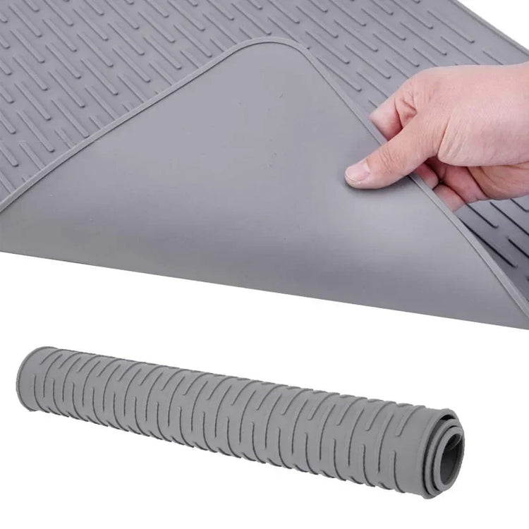 Housse de protection extra grande 71x50 cm, tapis en silicone pour cuisinière et comptoir : résistante aux rayures et à la chaleur, facile à nettoyer, multi-usage. Un indispensable pour chaque cuisine. La livraison prioritaire est offerte !