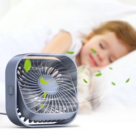 Ventilateur USB - mini ventilateur portable à 3 vitesses, petit ventilateur de refroidissement à tête rotative à 360°, pour maison, bureau et table de travail. La livraison prioritaire est offerte !