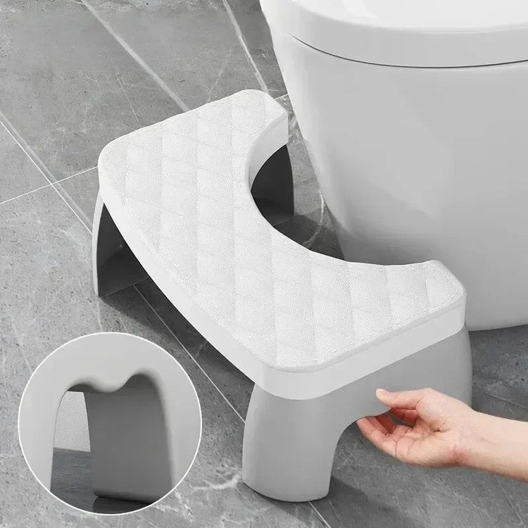 Essentiel tabouret de toilette amovible antidérapant - Favorise l'hygiène et le confort, accessoire de salle de bain portable. La livraison prioritaire est offerte !