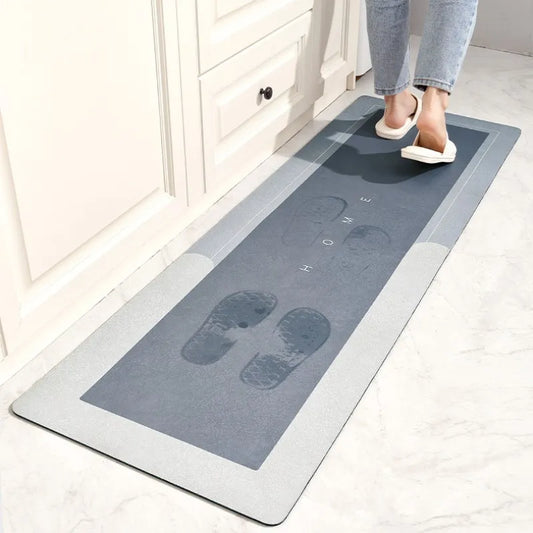 Tapis de cuisine super absorbant, antidérapant, confortable et anti-fatigue pour vos pieds, chevilles et jambes. La livraison est offerte !