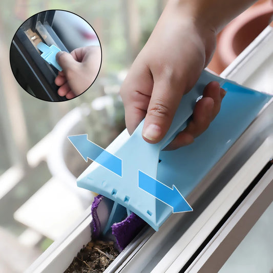 Fabuleuse brosse de nettoyage rainures et fenêtres – Élimine la poussière en un seul passage, poignée ergonomique, double fonction et ajustable pour toutes les largeurs de rainures ! La livraison prioritaire est offerte !