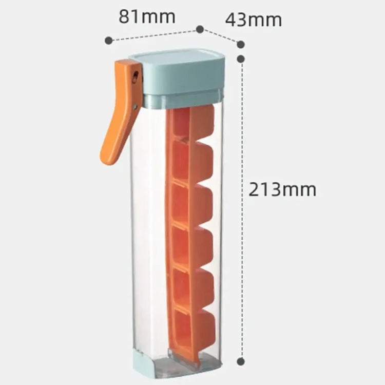 Ingénieux moule à glaçons à démoulage facile et instantané, ludique et festif, disponible en orange vibrant et vert lime. La livraison prioritaire est offerte !