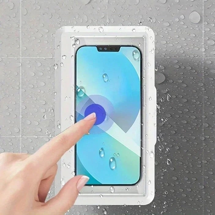 Ingénieux support mural pour smartphone, parfaitement étanche, ajustable dans tous les angles, écran tactile sensible, installation facile sans perçage. La livraison prioritaire est offerte !