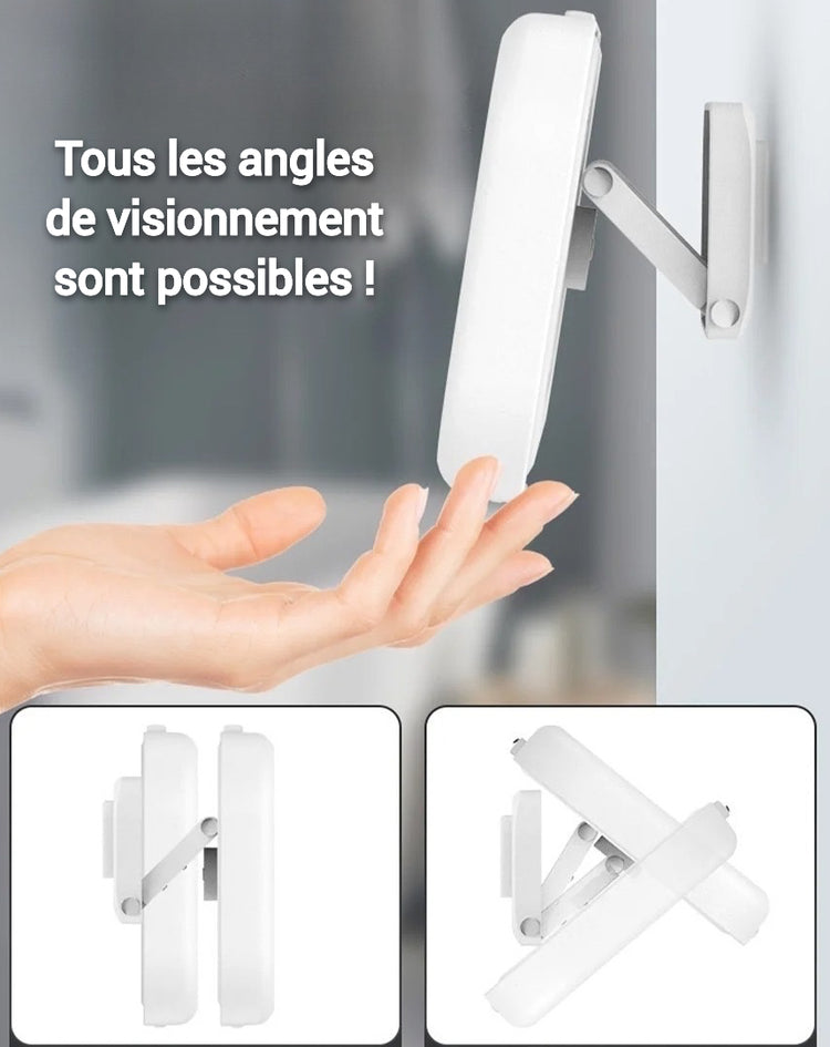 Ingénieux support mural pour smartphone, parfaitement étanche, ajustable dans tous les angles, écran tactile sensible, installation facile sans perçage. La livraison prioritaire est offerte !