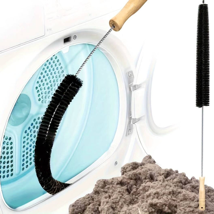 Indispensable brosse de nettoyage pour sèche-linge et radiateur. Évite les incendies, prolonge la durée de vie des appareils et améliore la qualité de l’air. Brosse flexible de 70 cm. La livraison est offerte !